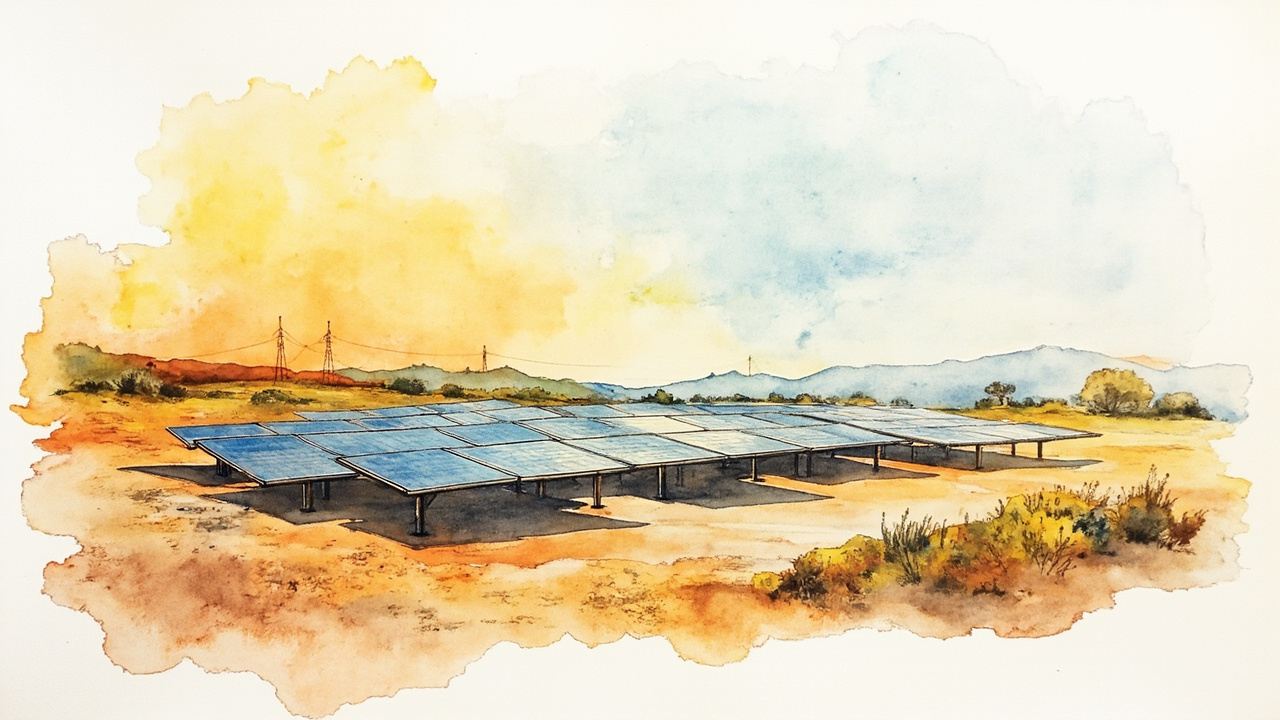 La planta solar La Fuente de 35 megavatios sale a información pública