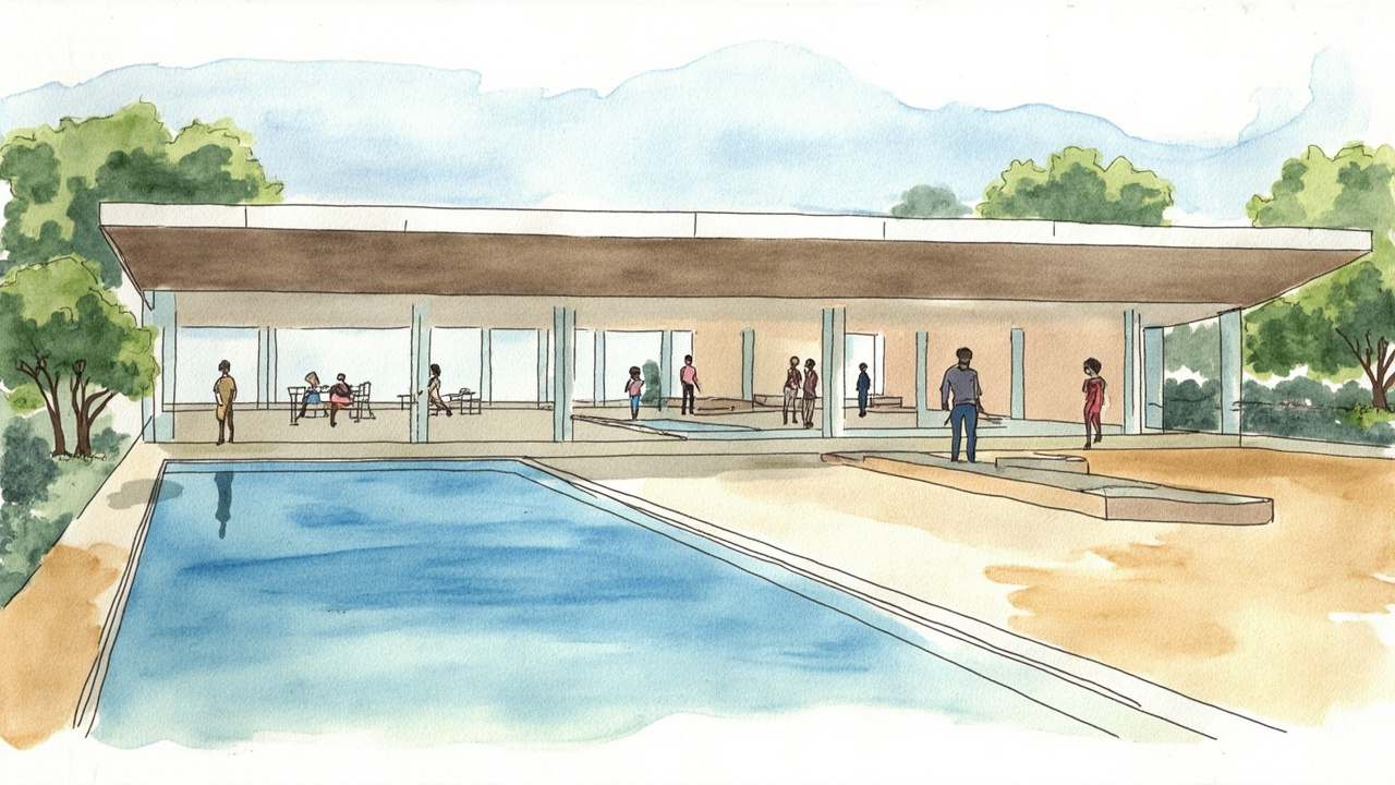 Sant Sadurní licita la reparació del ràfec de la piscina coberta municipal