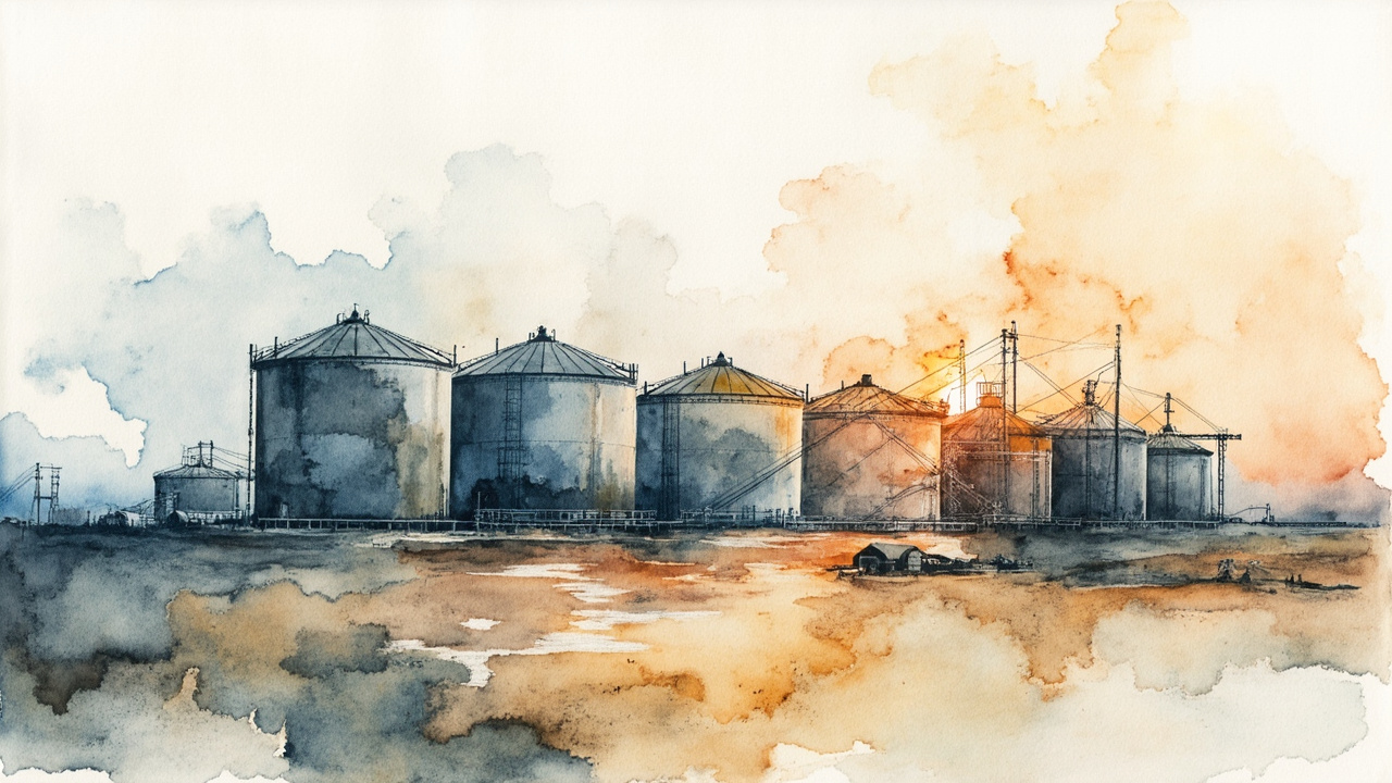 Forced auction of contaminated Tilst tank farm with seven giant fuel tanks