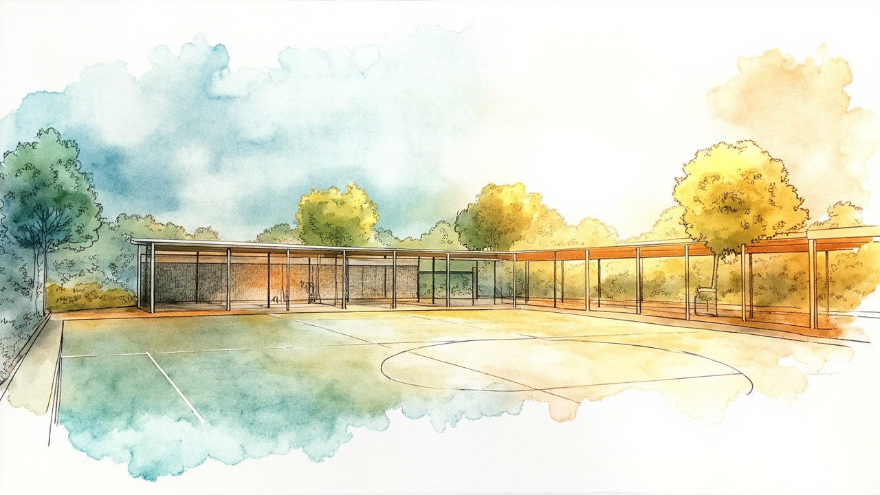 Concurso para cubrir la pista del CEIP Fernando de los Ríos