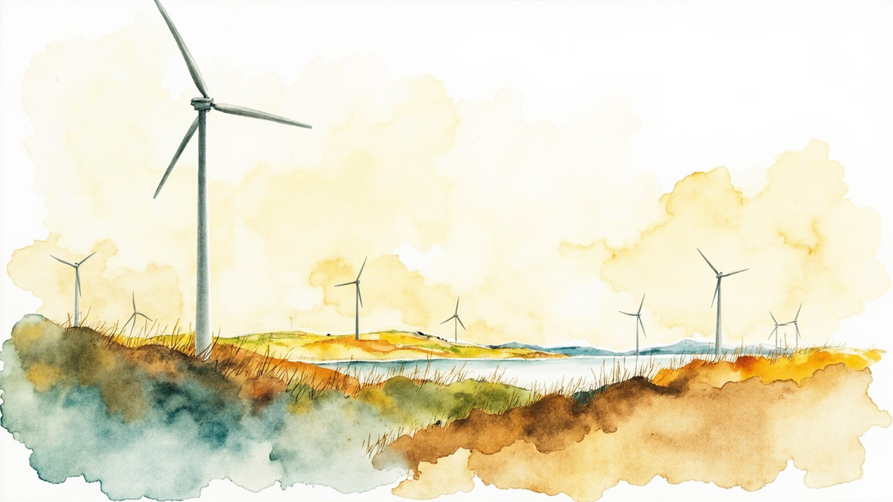 Corrixen a resolución que desestima o parque eólico Satrebares de 125 MW