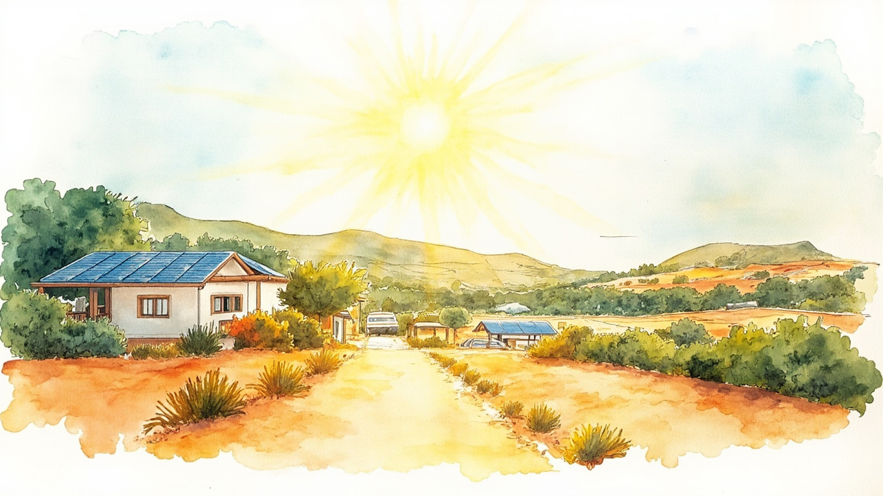 Abren información pública para la planta solar Colonia Tovar en Vejer